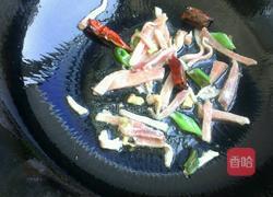 肉炒芸豆的做法图解4