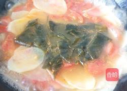 土豆番茄海带汤的做法图解5