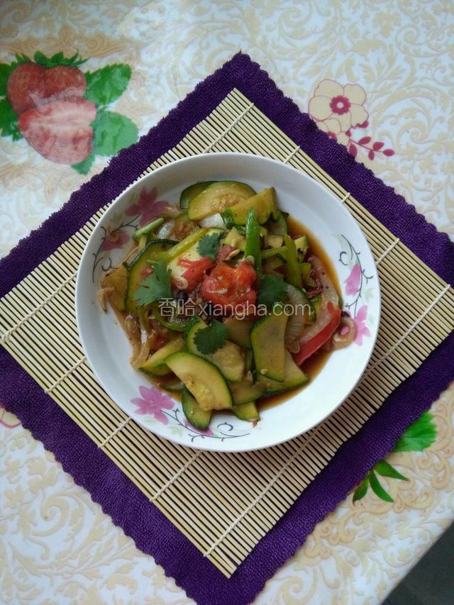 豆豉炒西葫芦