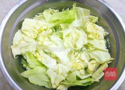 卷心菜炒肉的做法图解3