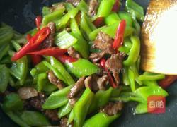 青椒牛肉的做法图解5