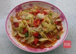 西红柿炒卷心菜的做法图解7