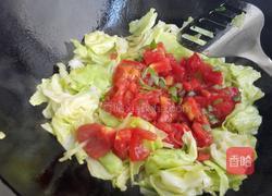西红柿炒卷心菜的做法图解6