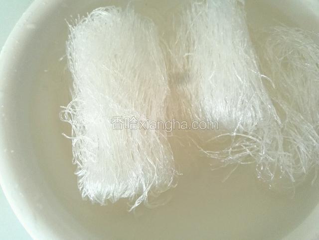 粉丝提前泡水1小时