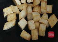 干煎培根豆腐的做法图解4