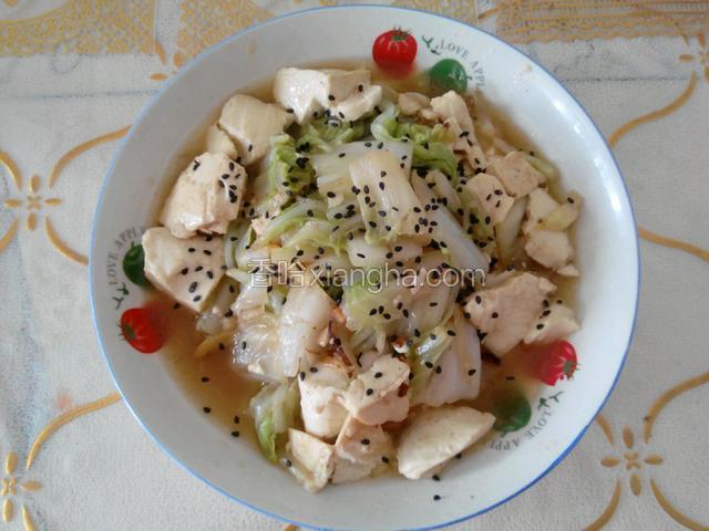 白菜炖豆腐