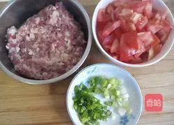 Illustration of how to make pasta with meat sauce 1