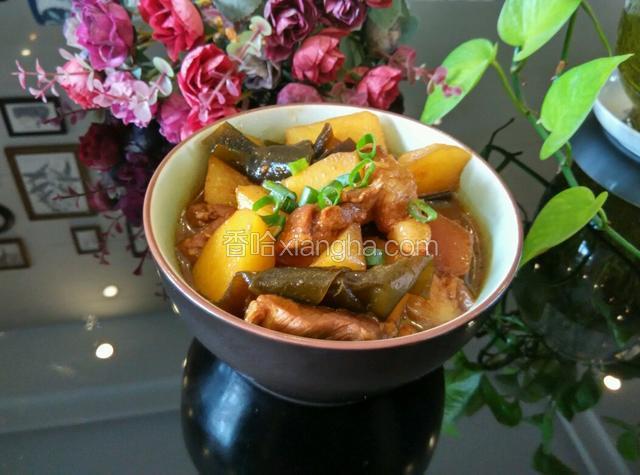 土豆海带烧肉