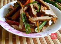 辣椒炒豆干的做法图解6