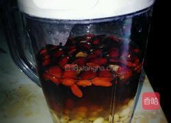 红枣枸杞豆浆的做法图解5