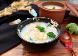 鲍鱼鲜虾粥的做法图解7