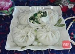 槐花韭菜鸡蛋包子的做法图解24