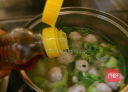 鲜虾鸡肉丸子汤的做法图解15