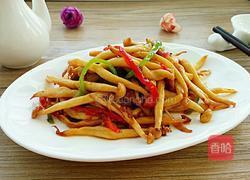 干煸茶树菇的做法图解9