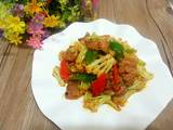 干锅五花肉菜花