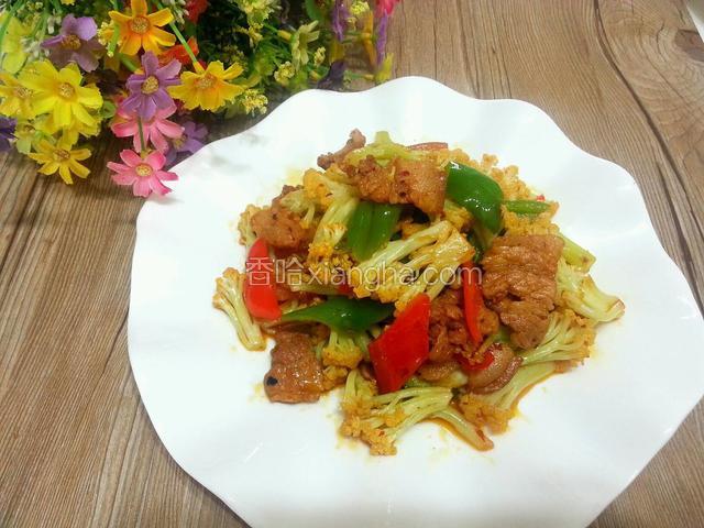 干锅五花肉菜花