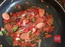 番茄火腿黑胡椒意面的做法图解7
