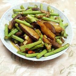 长豆烧茄子的做法[图]