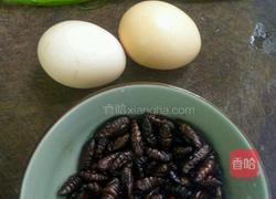 蚕蛹炒韭菜的做法图解2
