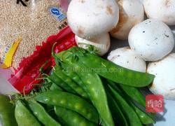 蚝汁口蘑荷兰豆的做法图解1
