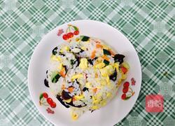 腊味什锦炒饭的做法图解11