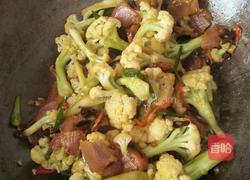 干煸腊味菜花的做法图解11