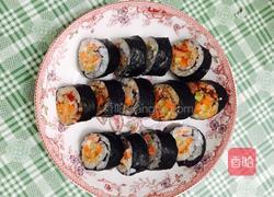 辣味火腿肉松寿司的做法图解9