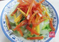 炝拌水煮白菜的做法图解3