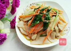 小白菜炒杏鲍菇的做法图解14