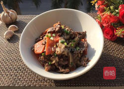 胡萝卜炒牛肉的做法图解10