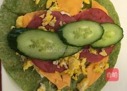 火腿鸡蛋卷的做法图解2