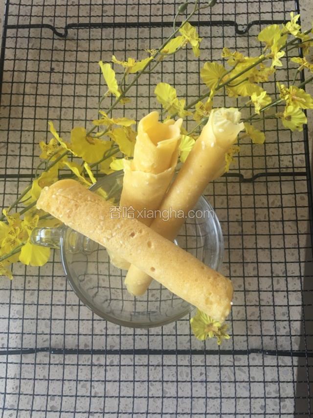 平底锅脆皮蛋卷