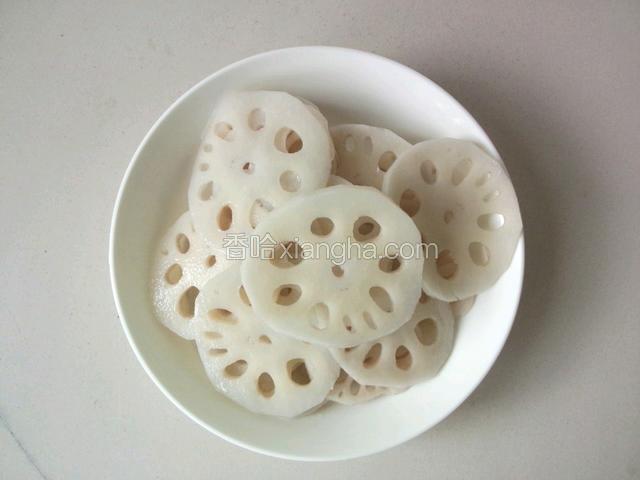 切成薄片！