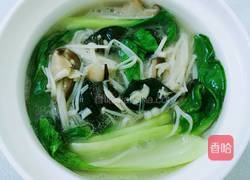 虾米菌菇汤的做法图解10