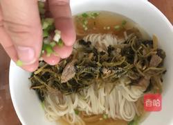 雪菜肉丝面的做法图解13