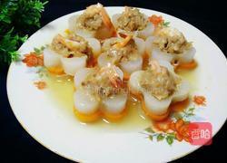 白萝卜酿虾球的做法图解16