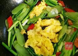 莴笋蒜苔炒鸡蛋的做法图解11
