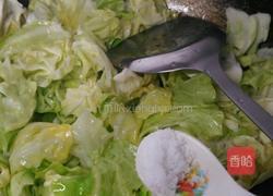 素炒洋白菜的做法图解6