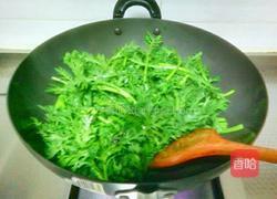 清炒茼蒿的做法图解7