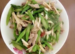 清炒茭白芦笋