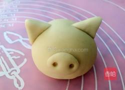 小猪豆沙包的做法图解9