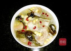 海带黄豆猪蹄汤的做法图解4