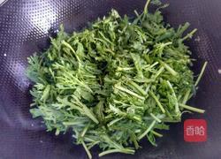 茼蒿炒鸡蛋的做法图解5