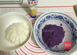 山药紫薯糕的做法图解2