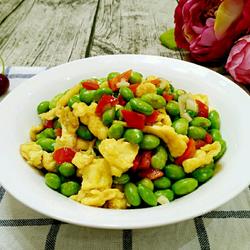 毛豆炒鸡蛋的做法[图]
