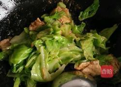 圆白菜炒肉的做法图解5