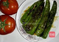 肉酿虎皮青椒的做法图解6