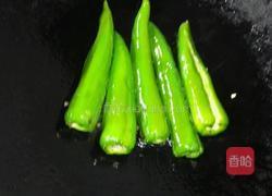 肉酿虎皮青椒的做法图解4
