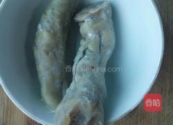 蒜苗炒腊肠的做法图解2