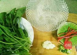 凉拌粉丝菠菜的做法图解3